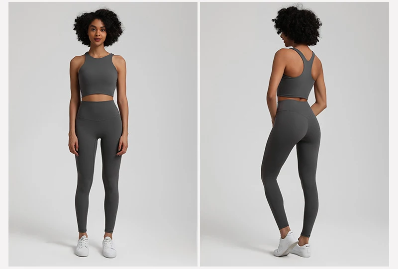 Wholesale Gym Sports Bra And Tights Legging 2 Piece Set Sports Wear