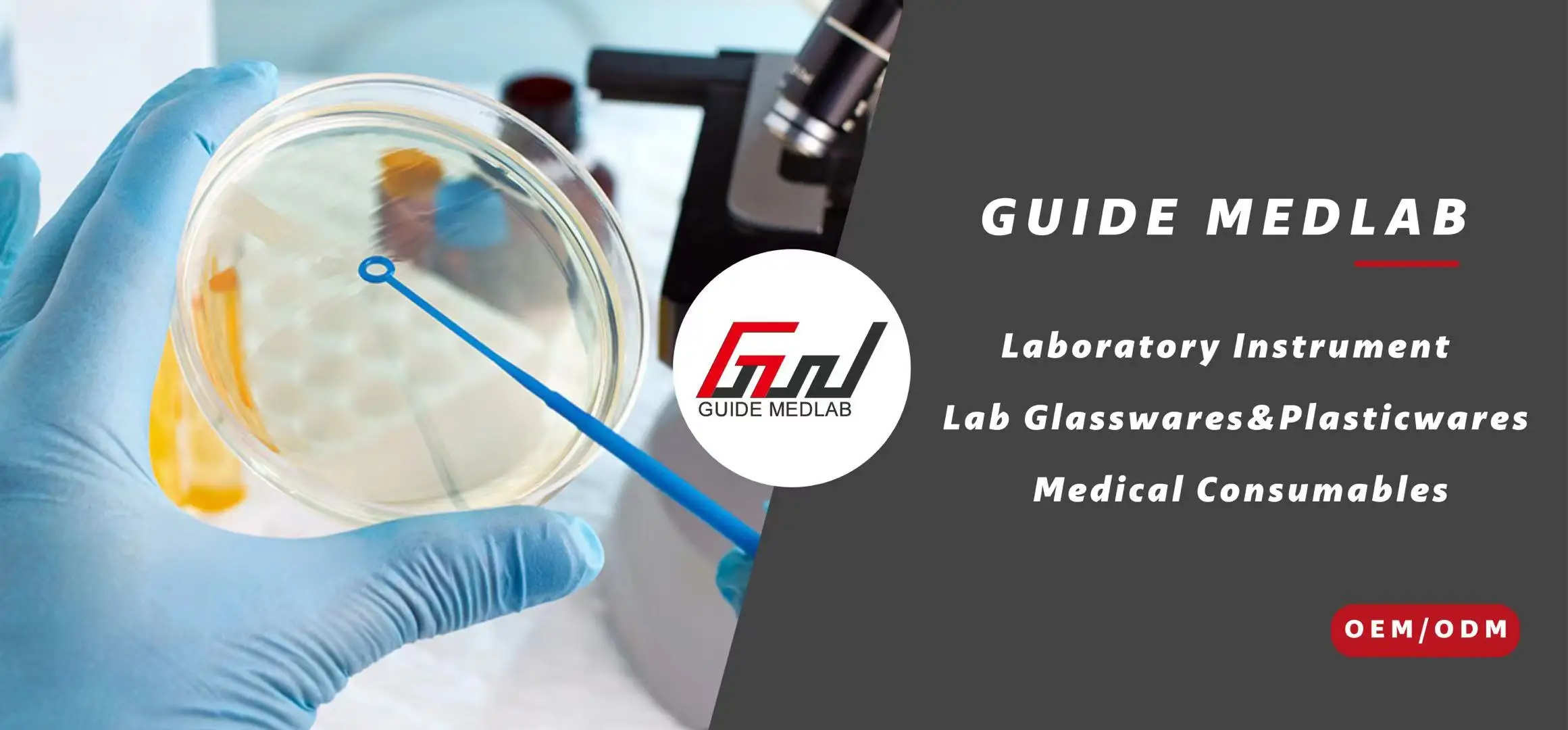 Sterile Lshaped Cell Spreader Plastic Bacteria Spreader For