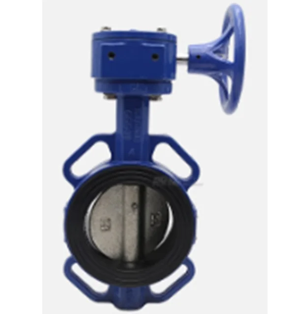 DN50-DN900 PN16 Worm Gear Cast Steel Clamp butterfly Valve