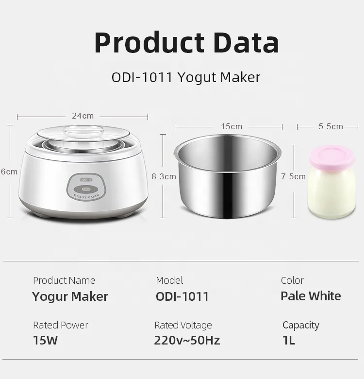 Домашняя мини-Йогуртница oideal, 1 л