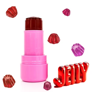 Custom Vegan Cruelty Free lip gloss Sheer Lip Cheek Stain Long Lasting Lip jelly blush tint stick