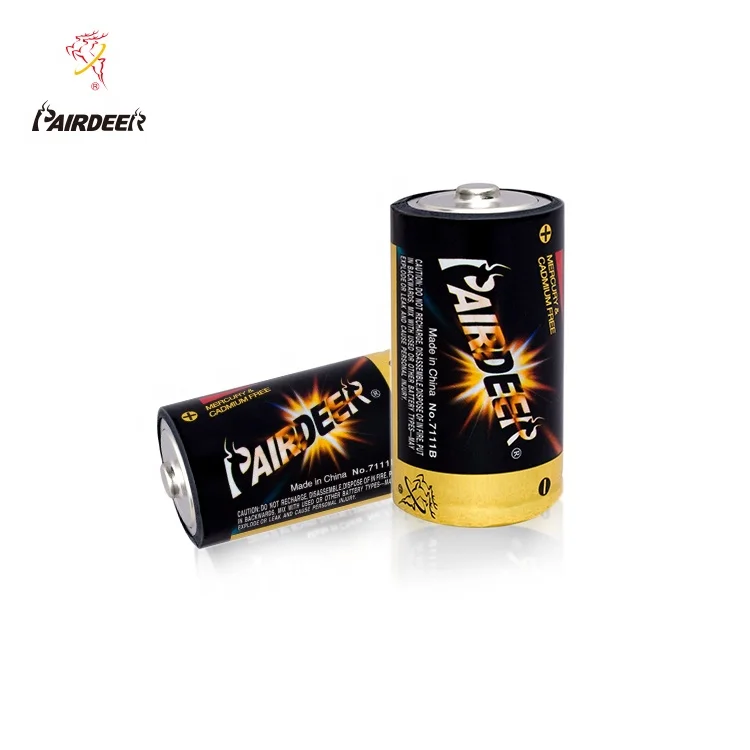 Razoável & acceptable price OEM pairdeer Zinc manganese d size lr20 am1 1.5v alkaline dry battery for torches