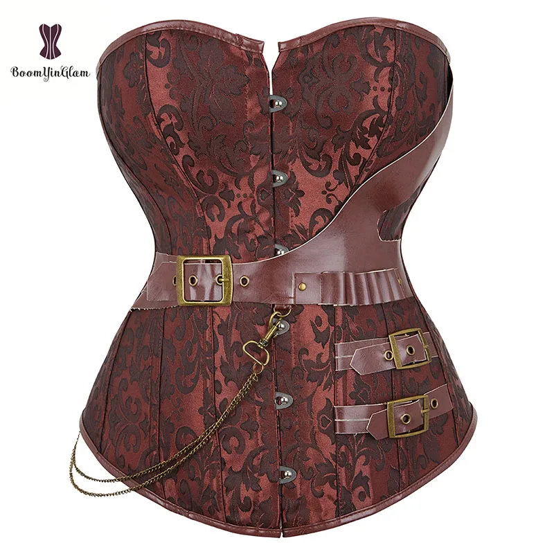 Punk Style Gothic Bodices Cosplay Intimated Bustier Corset Women ...
