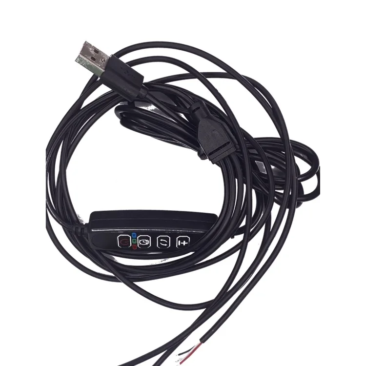 5v 12v Usb Cable With Color Dimmer On/off Power Timer Plant Lamp Switch