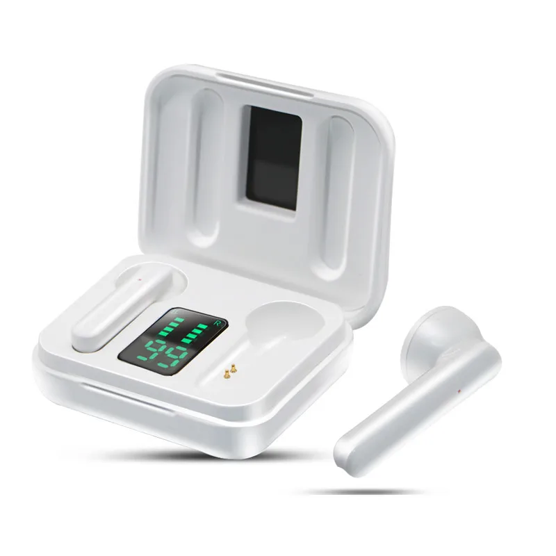 J4 Tws BT Earphone Smart Sensor Tap Control Earbuds Wireless Charging