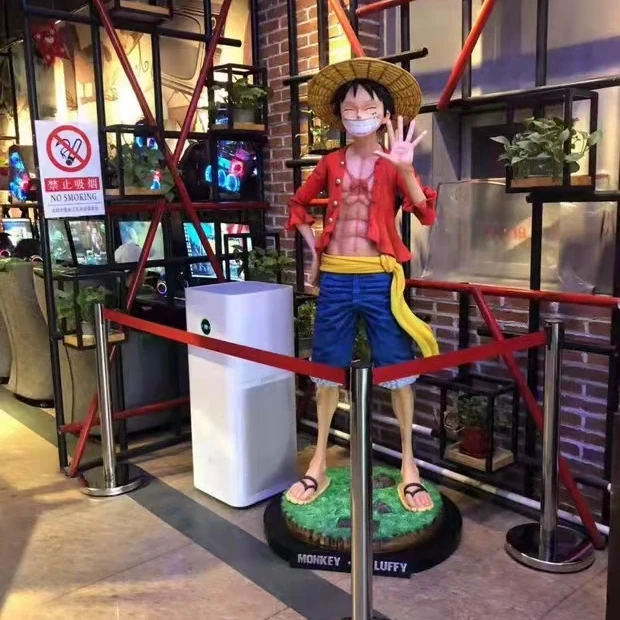 luffy life size statue price