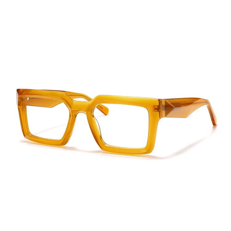 Optical High Quality Luxury Square Acetate Eyeglass Frames,Prescription ...