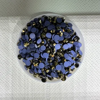 OPL Crystal Aurum Glass HotFix Rhinestones - Elegant & Long-Lasting Decorative Stones for Crafts & Apparel