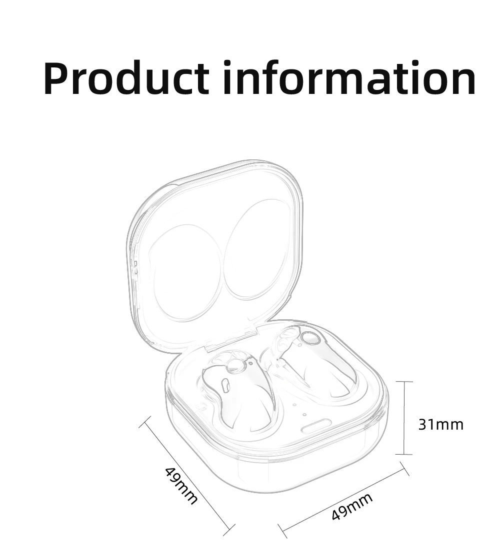 Stereo Waterproof Wireless BT Gold tws True Sports Wireless Fone De Ouvido Earbuds Earphones S6 for Samsung Buds Live S6 tws - ANKUX.COM