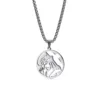 The square pearl chain is steel color