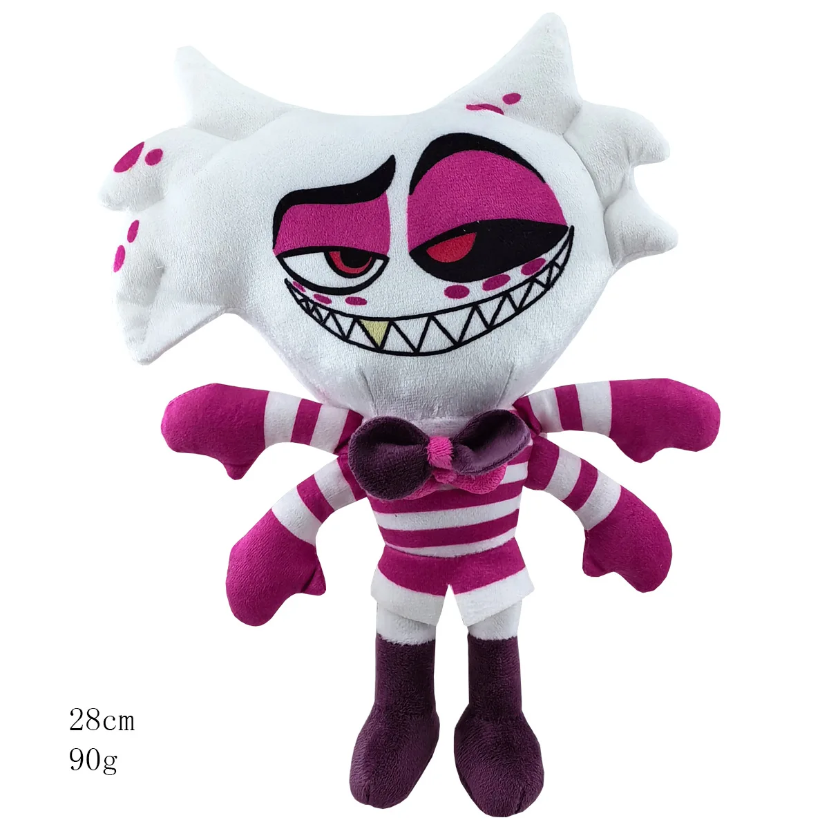 Moe-124 属性 Alastor 同人 20cm doll ぬいぐるみ Hazbin Hotel Alastor 20cm Plush Doll Stuffed Dress up Toy