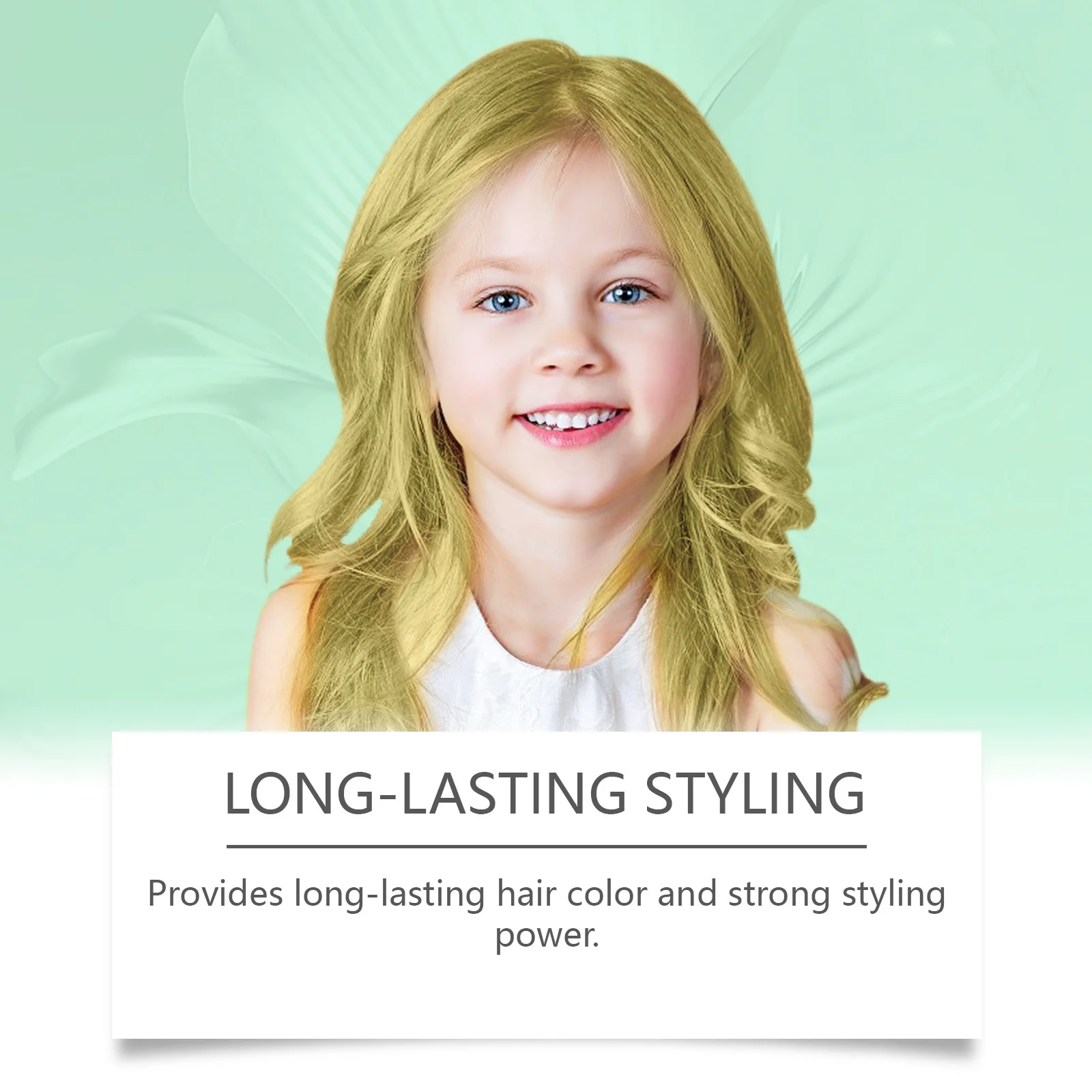 Children's Mild Formula Temporary Hair Cream Agent Beautiful Hairstyle Shaping Color Hair Care Beauty Personal Care Product
