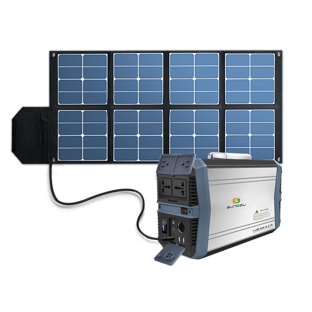 500W Solar Power Generator Home Energy Storage Systems With 500Wh Battery Storage
