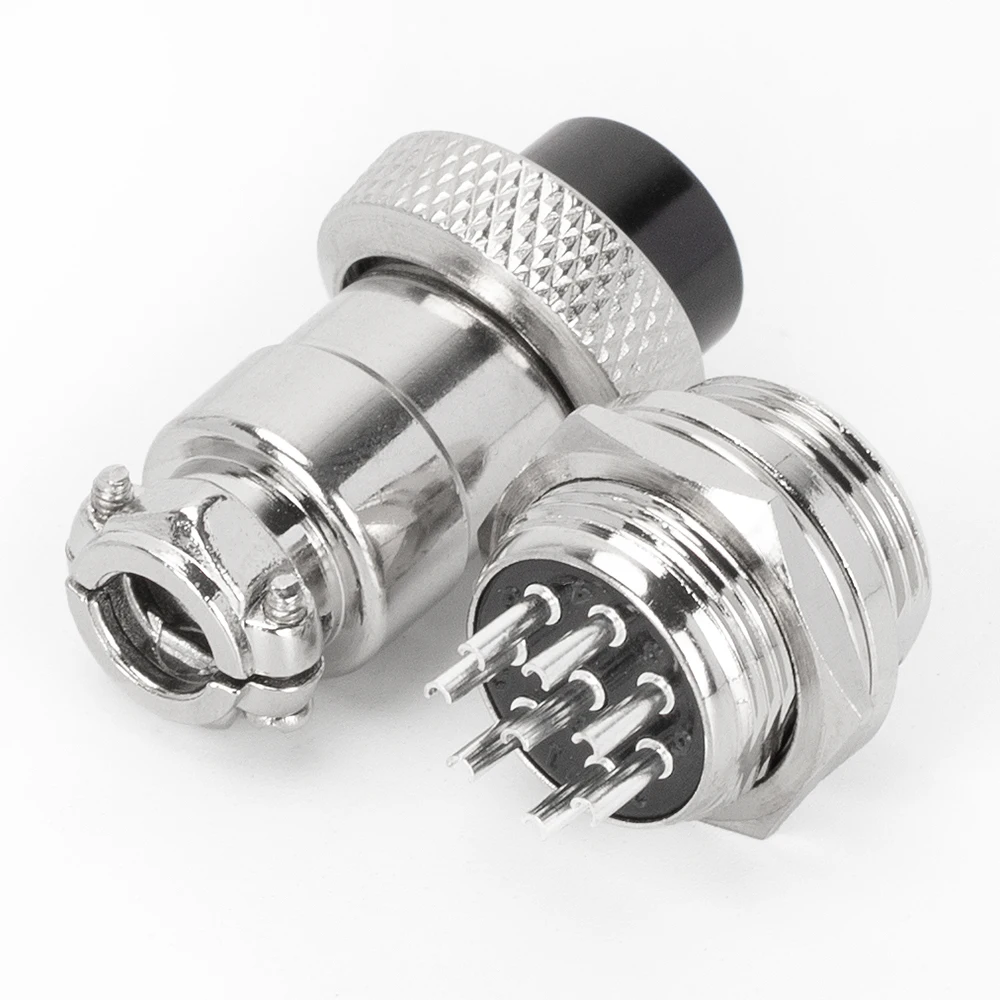 Connettore Aviazione GX16 - 2 Pin | Maschio/Femmina | Per Elettronica E Audio