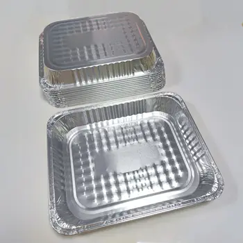 Various Sizes Foil Containers with Lids for Hot Food for Restaurants and Caterers Removes Rectangular Aluminum Container