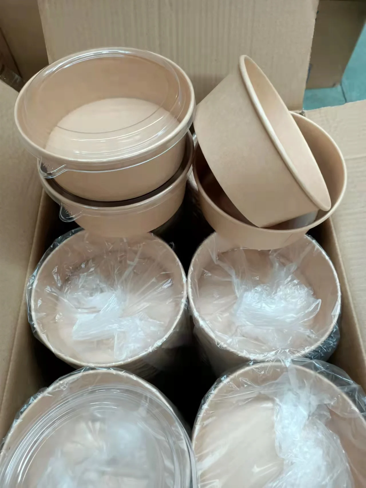 100 Biodegrade Pla Coating Disposable Frozen Yogurt Paper Ice Cream