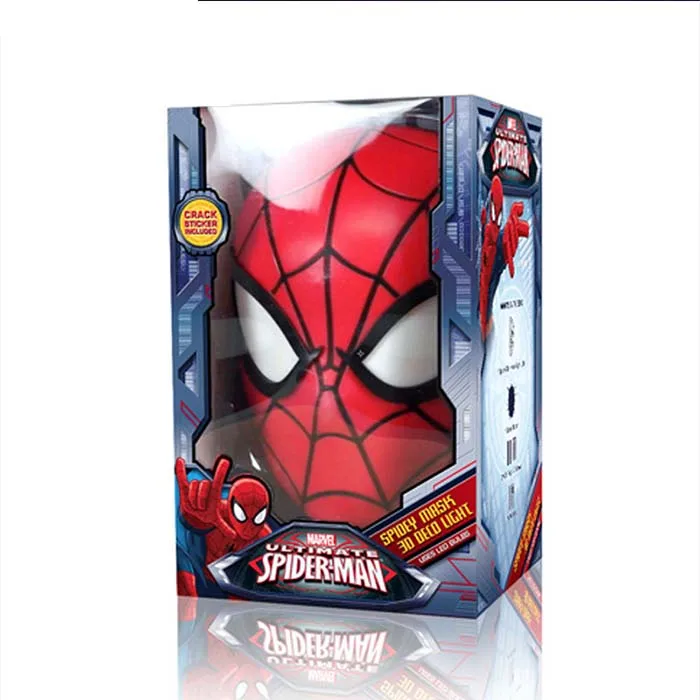 Spiderman lampe 3d led veilleuse Motifs découpés au laser Spider man 3d  lampe Fichiers vectoriels Super-héros éclairage nuit Cricut plans Marvel  led lampe -  France