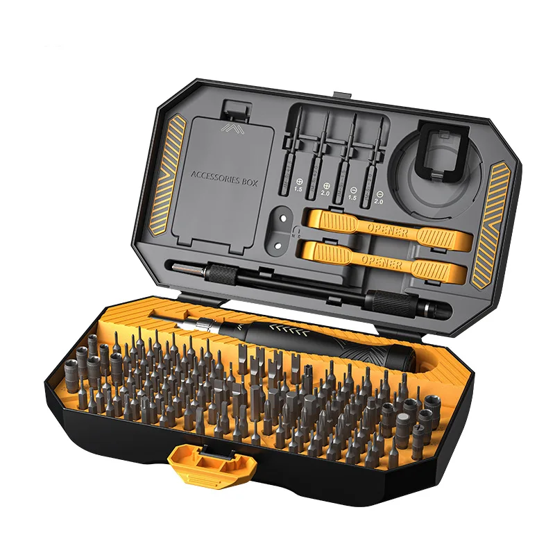 145 1 Industrial Grade Torx Screwdriver Set Plastic OEM Customizable Magnetic Precision Impact Screwdriver Kit for Phone Repair - view 1