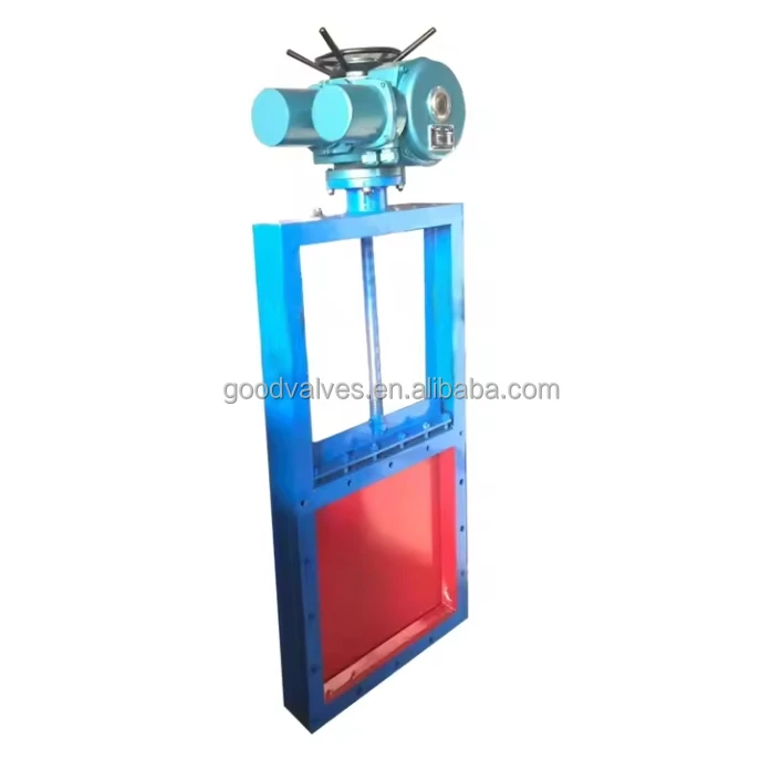 Square Knife Gate Valve  Canal/pipeline Penstock Valve  Pneumatic Gate Valve for Dam Wall Mounted Penstock Weir Gate