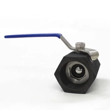 Carbon Steel Hex Ball Valve, Internal Thread, Manual, ANSI/DIN, 304/316, Zhejiang Manufacture