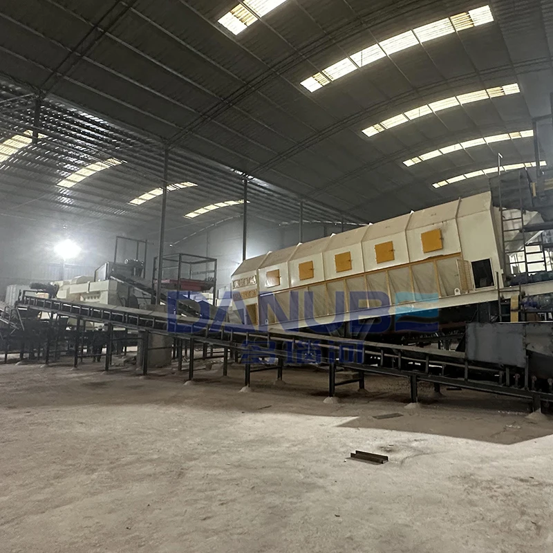 Industrial Domestic Waste Recycle System Processing Equipment Drum Screen High Capacity Household Trash Treatment Air Separator