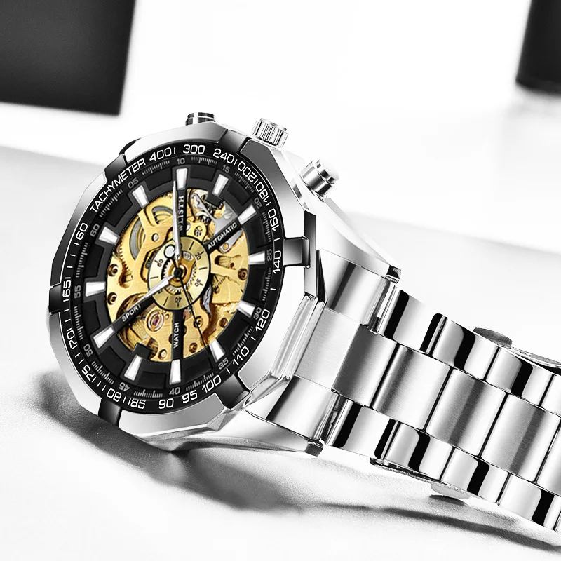 Skeleton Automatic Men's Watch OM-027761