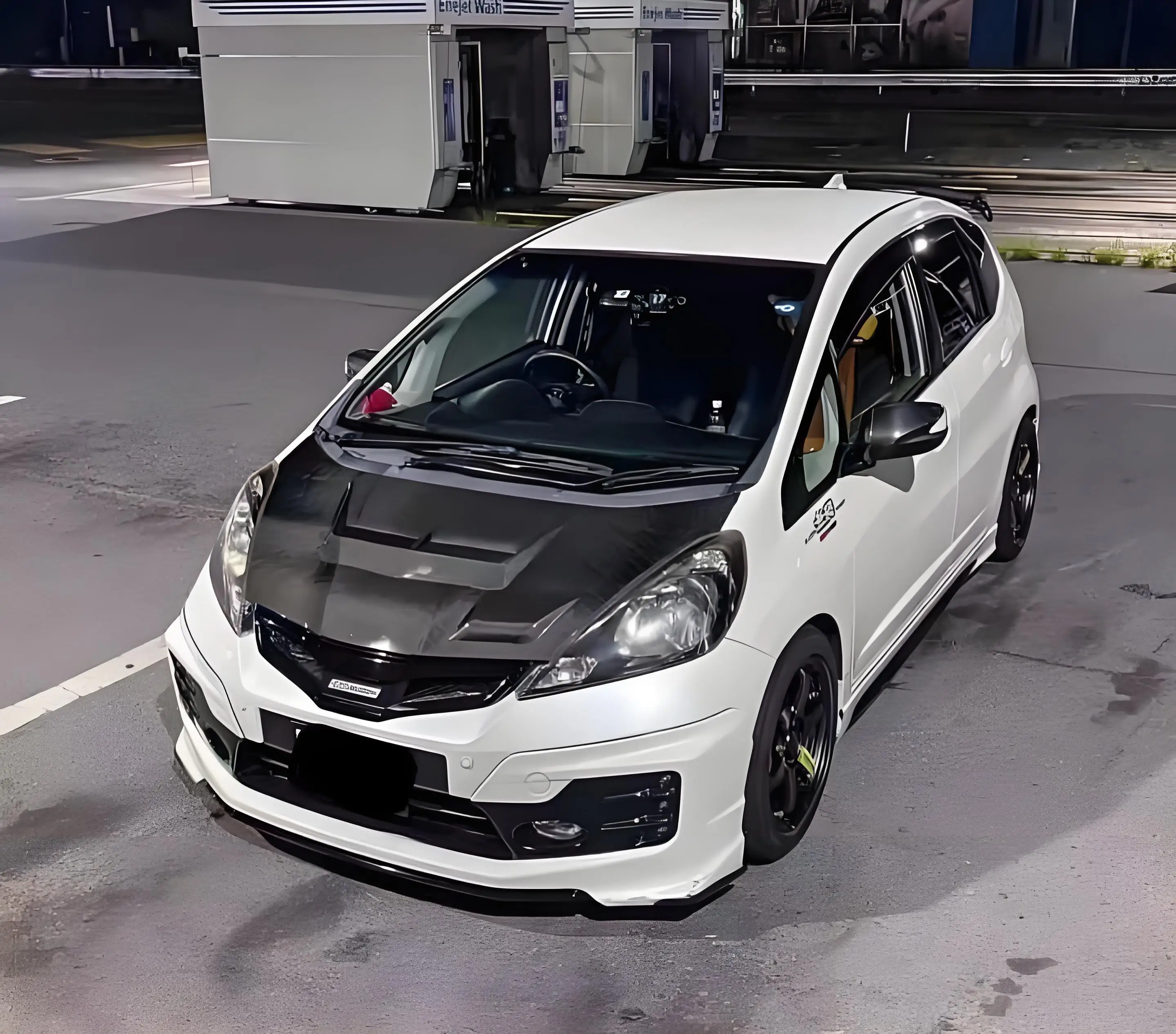 Auto Body Systems Pp Wide Body Kit Front Lip Rear  Lip Side Skirt for Honda Fit 2008-2010