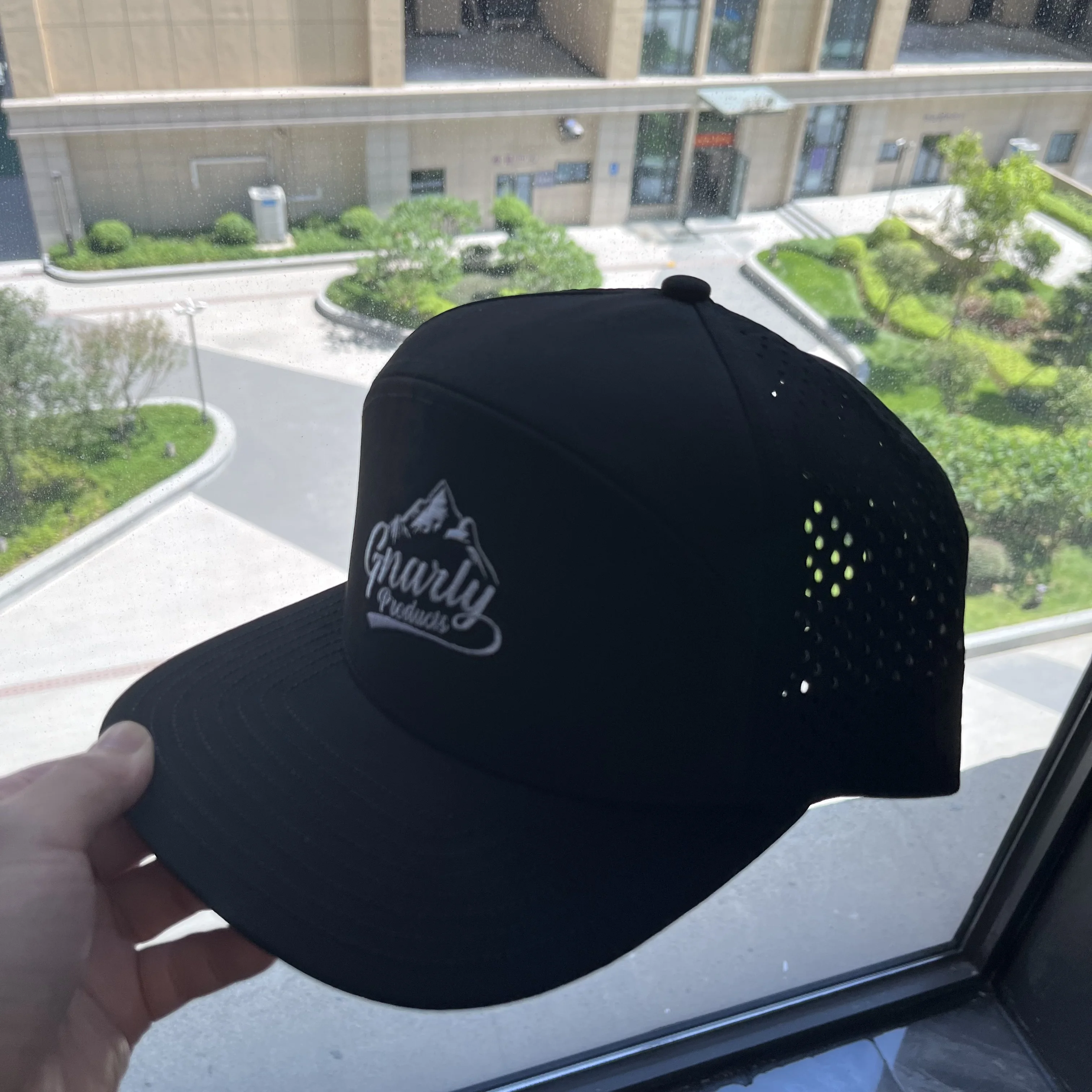 Hs15 Blank Logo Baseball 6 Panel Nonwaterproof Veracap Snapback Laser