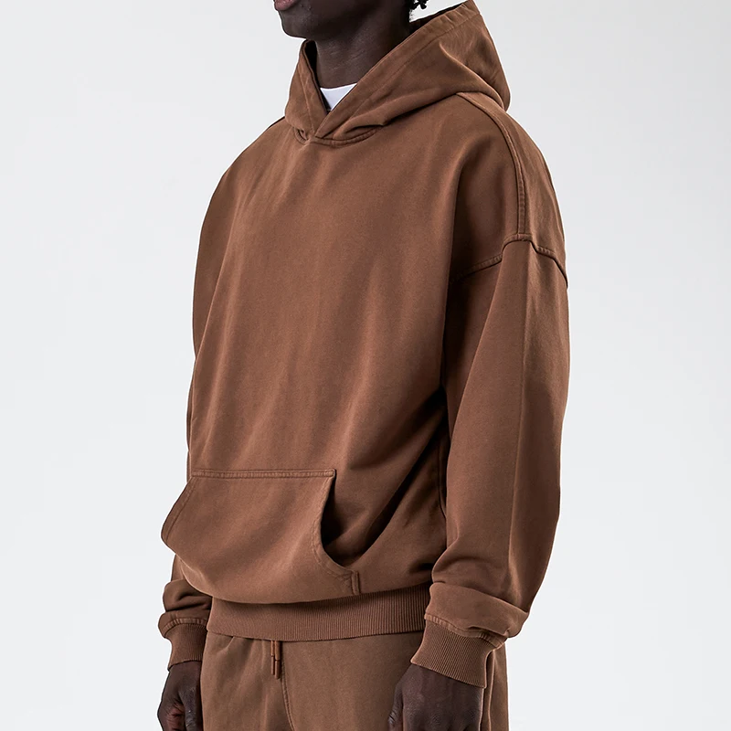 fear of god essentials brown moletom com capuz