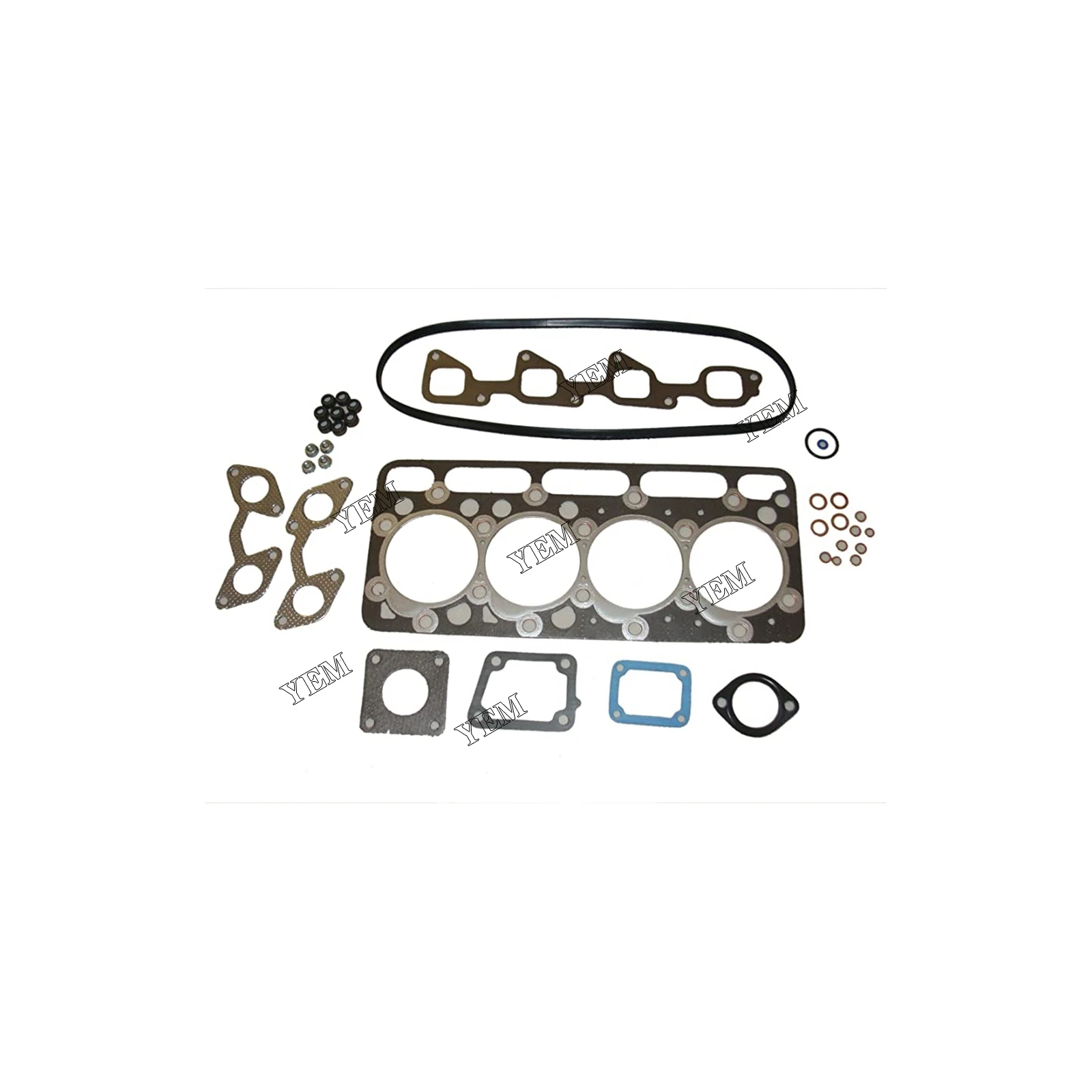 New Complete Cylinder Head & Upper Gasket Set for Bobcat S175 for Kubota V2003 Aftermarket Engine Spare Parts