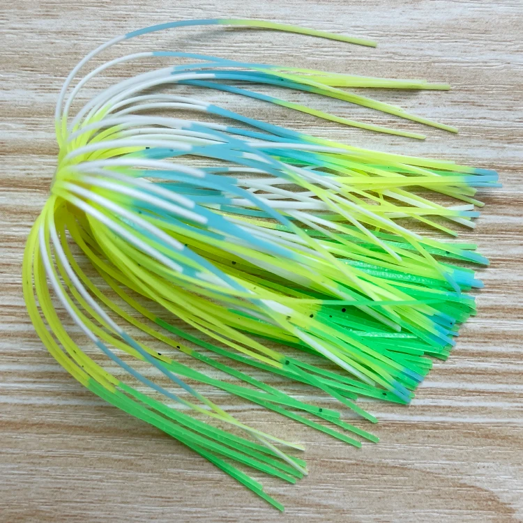5-Pack Green Chrome Silicone Skirts For Making Spinnerbaits & Jigs - Fishing Lure Material 5-Pack Green Chrome Silicone Skirts For Making Spinnerbaits & Jigs - Fishing Lure Material