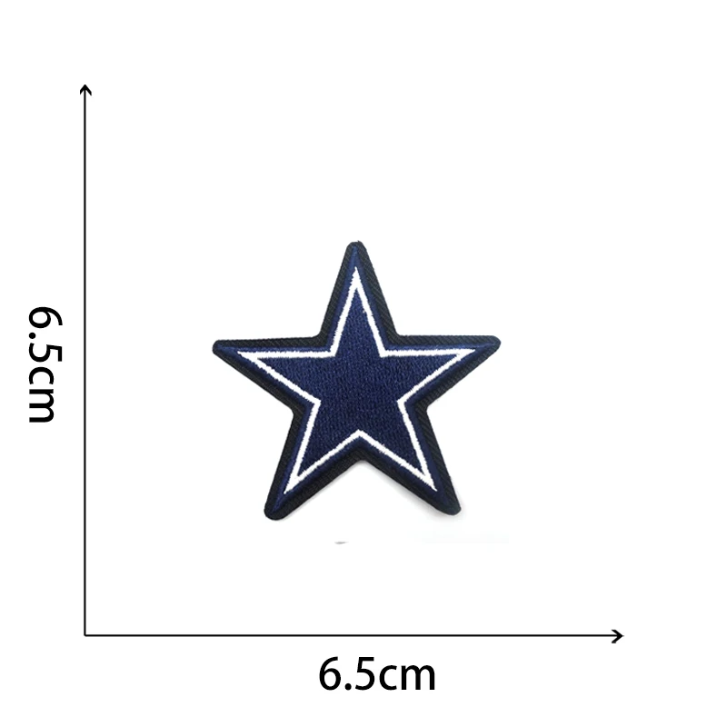 DALLAS COWBOYS (STAR) LOGO EMBROIDERED IRON ON PATCH