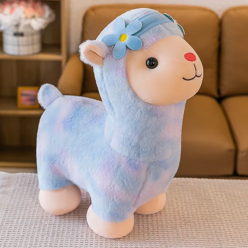 Cute Colorful Flower Alpaca Toys Perfect for Kids
