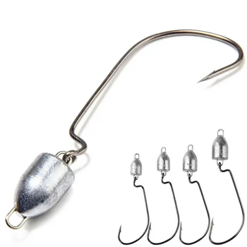 Spinpoler Fishing Swing Jig Heads Hook 3.5g/5g/7g/10g Soft Plastic Baits Swimbait Wobbler Freshwater Saltwater Bass Accessories – Soft Lure – view 2