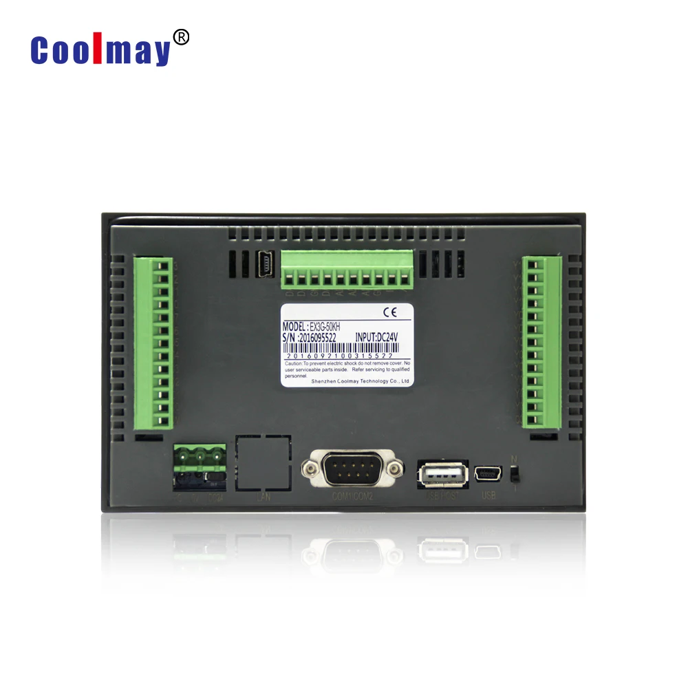 Coolmay Integrated Analog Pt100 Temperature Controller 5 Inch Hmi Plc All in One
