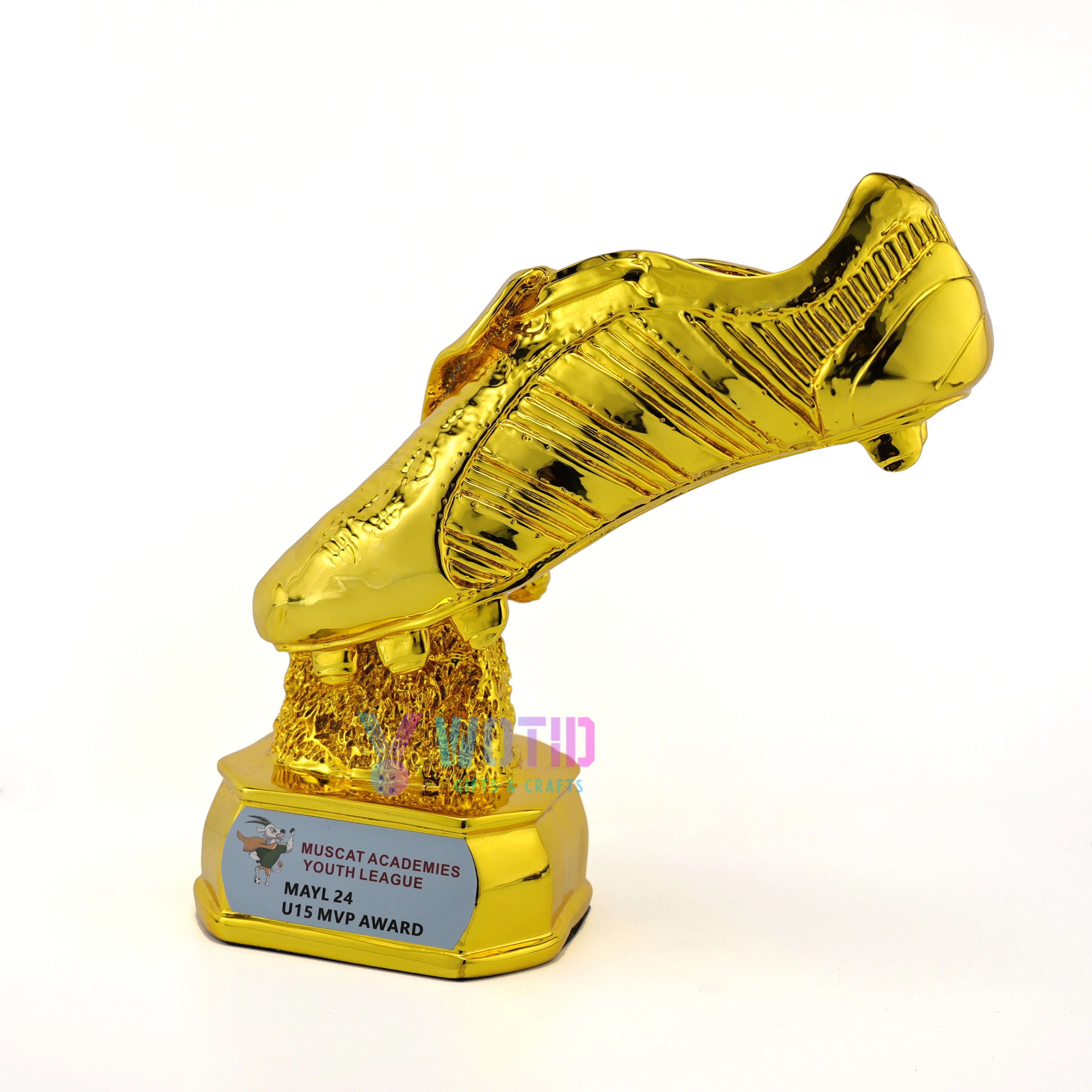 Design Personalizado Chuteiras de Futebol Prêmios Troféu Campeonato Taça Dourada Presente Personalizado Souvenir Decorações para Fãs