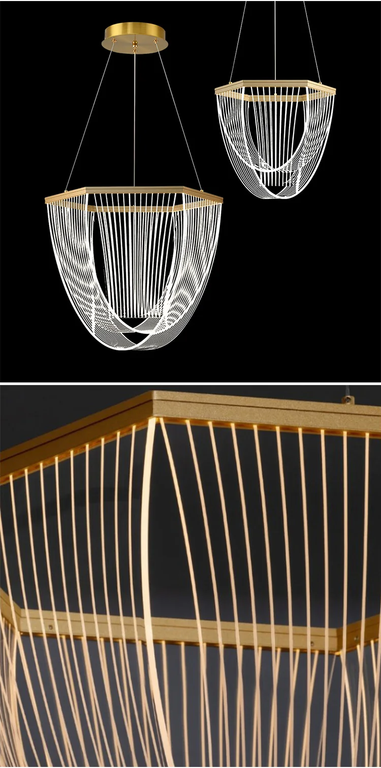 cpl 293 new product indoor decoration villa dining room living room acrylic led pendant light-2