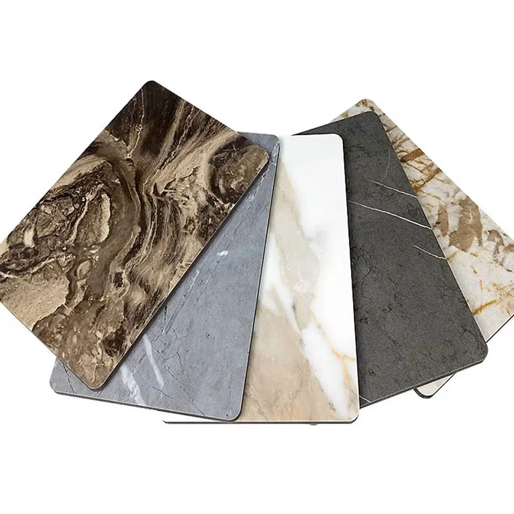 New Arrival 3mm Smooth PVC Marble Sheet Waterproof Fireproof UV Resistant with Cutting Service for Wall Panels