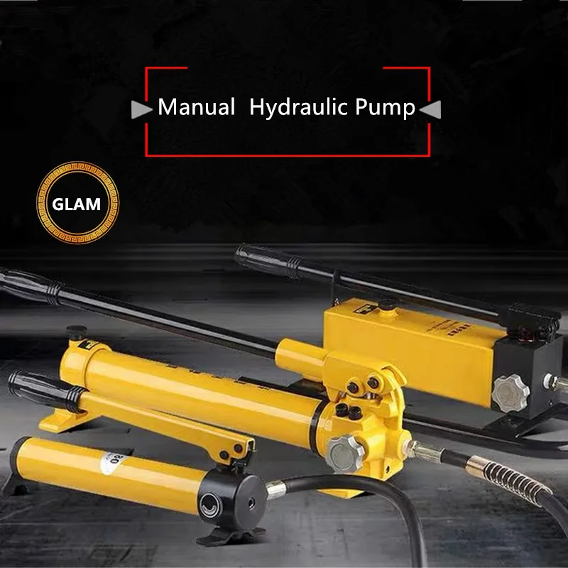 Pompa Idraulica Manuale HYDRAFORE B-700AB Con Manometro - 10.000 Psi, 165in³