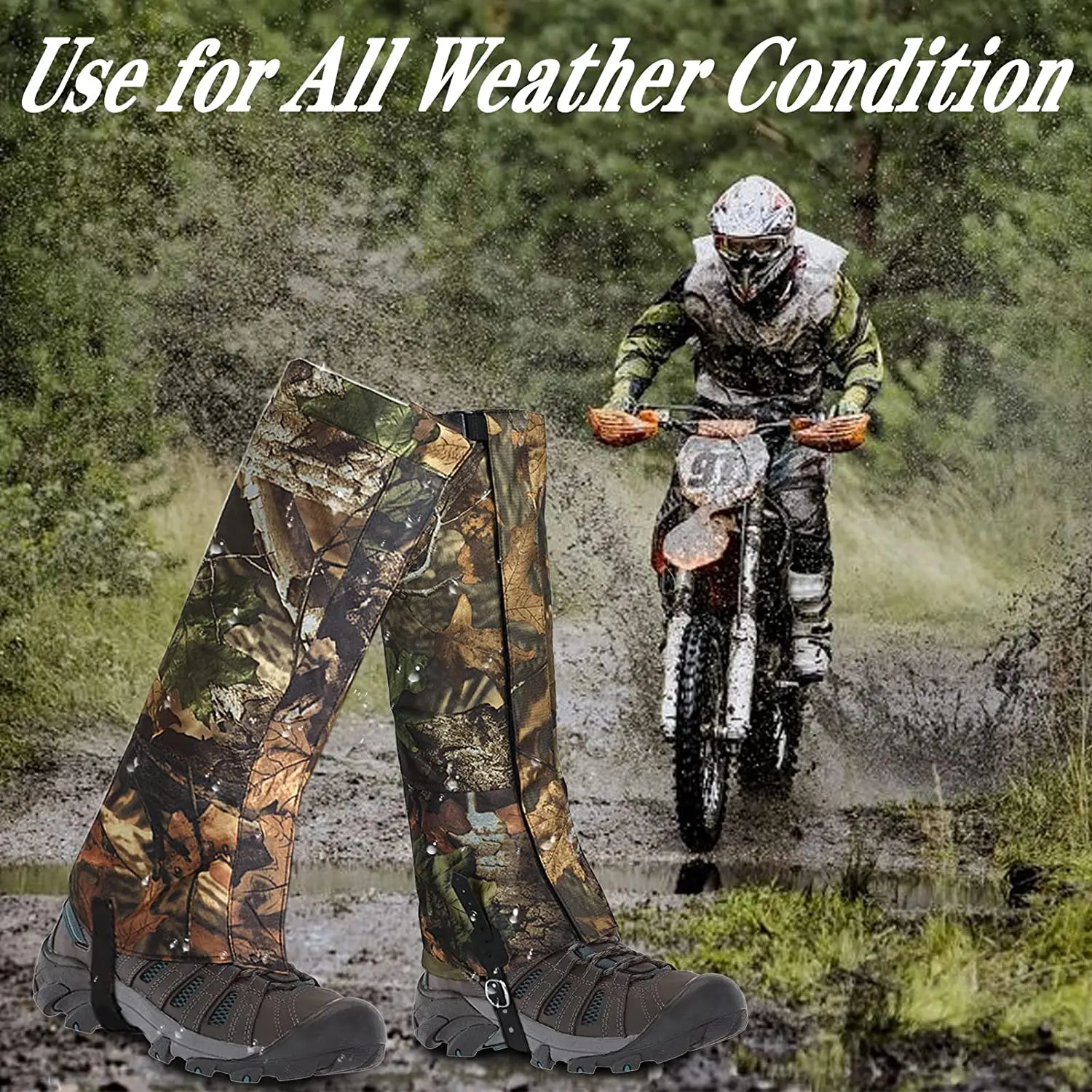 New Product Waterproof Nylon Snake Hunting Gaiter,Leg Gaiters For