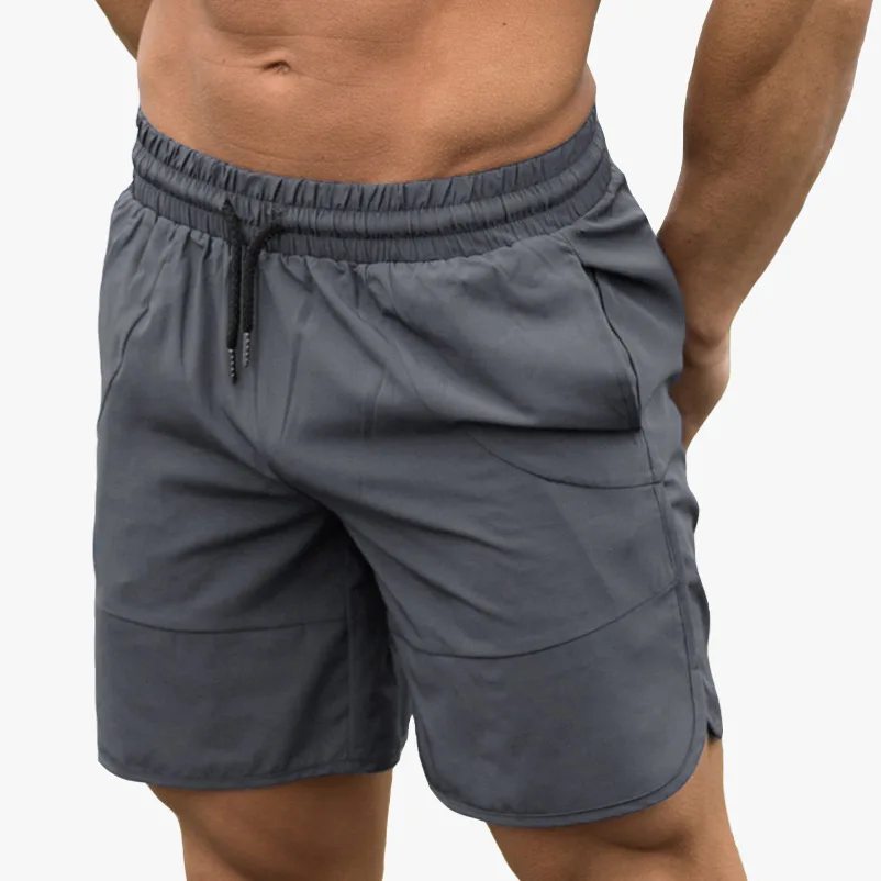 High Quality Cotton Men Fiess Sports Running workout short Pants Men's Casual short beach shorts summer board shorts227_voghion.com