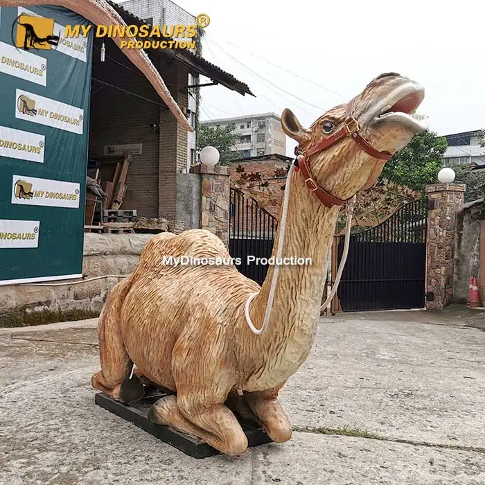 MY Dino AA06 пенопластовая скульптура в натуральную величину с животными аниматронными верблюдами