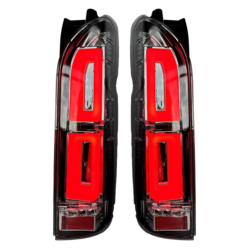 TOYOTA Hiace 2005 - 2018用 プラグアンドプレイ LEDテールランプ リアランプ テールライト 改造アセンブリ リトロフィット テールライト