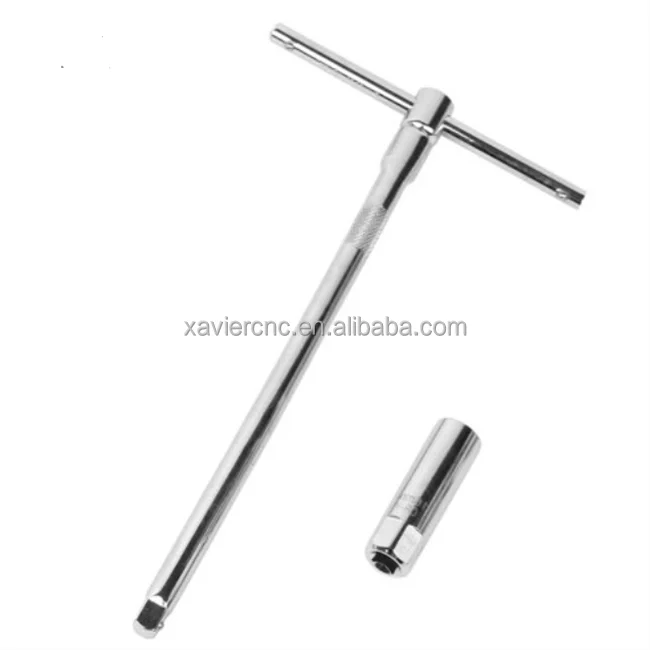 Steel T Handle Wrench Drive Sliding T Bar Torque Spanner Extension Kit