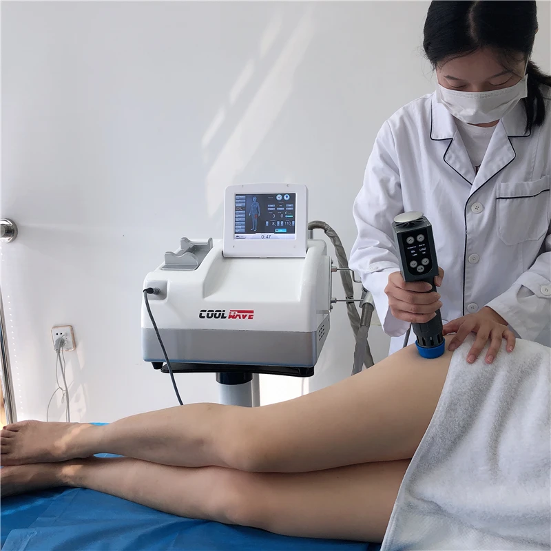 Портативная машина 2 в 1 для похудения тела cryo + shockwave