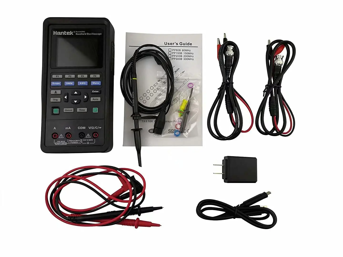 3 In 1 Digital Oscilloscope + Waveform Generator + Multimeter 70mhz