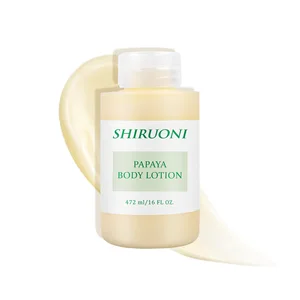 OEM ODM Vegan Natural Papaya Rice Hand Body Whitening Lotion Skin Lightening Nourishing Brihgtening