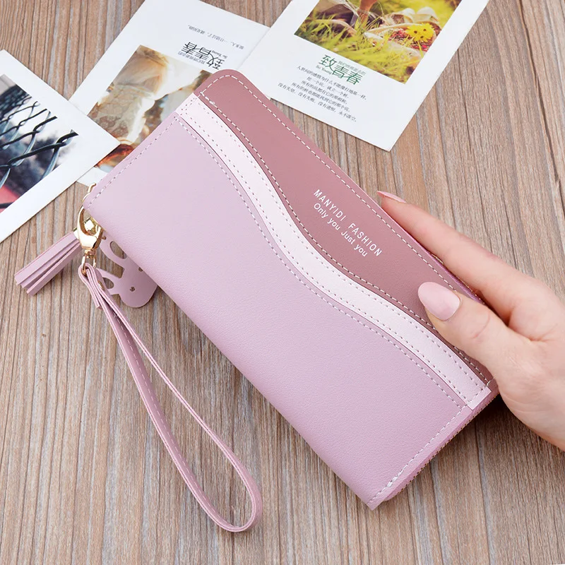 Buy Wholesale China Wholesale Slim Purse Pu Leather Long Card Holder Geometric  Luminous Wallet Purse For Women Men & Wallet at USD 3.28