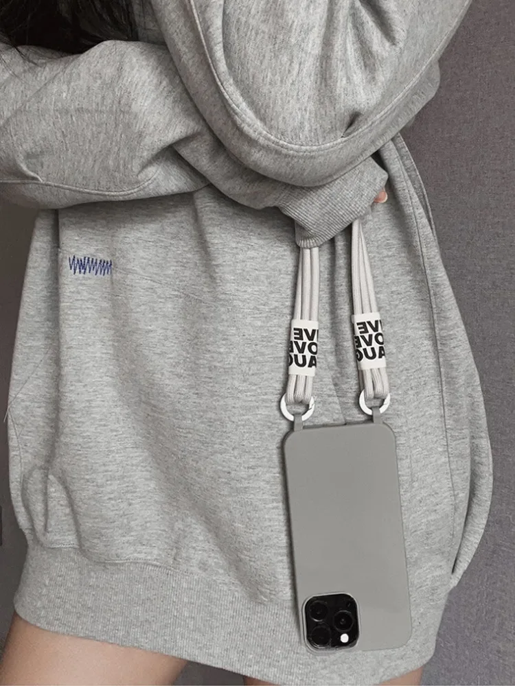 Suitable For IPhone 15 Phone Case New Crossbody Strap Iphone 14 Pro Max Niche High Sensitivity_voghion.com