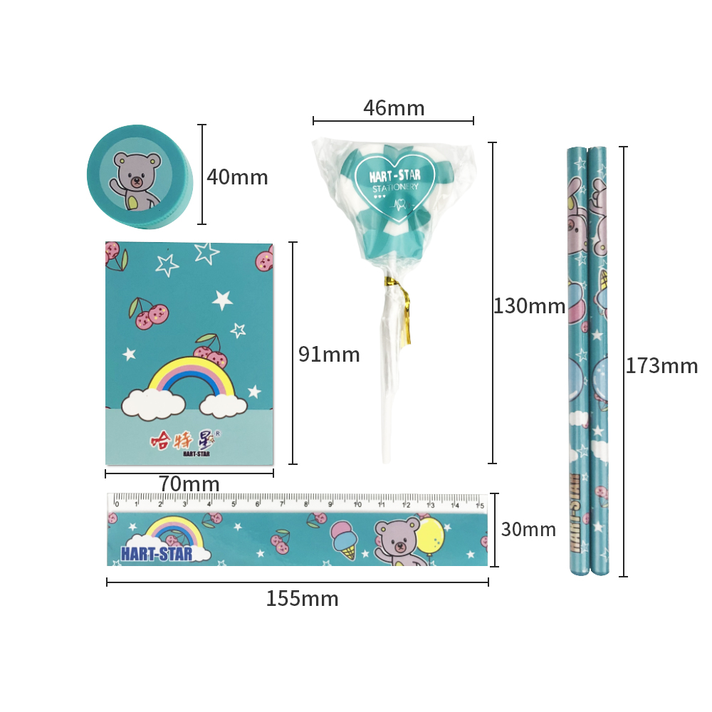 Cheap Kawaii Stationery School Supply Stationery Gift Set For Kids